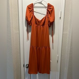 Orange Amanda Uprichard Dress